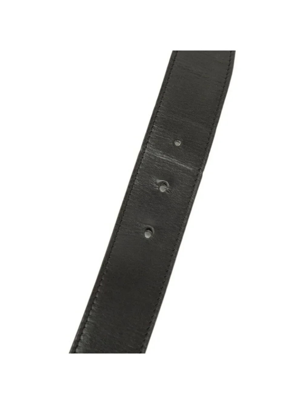 Hermes Plate Reversible 80 Black Blue Box Calf Togo Belt